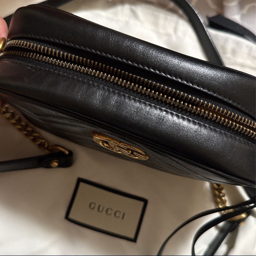 Gucci- GG Marmont Mini Handbag - Picture 4 of 4